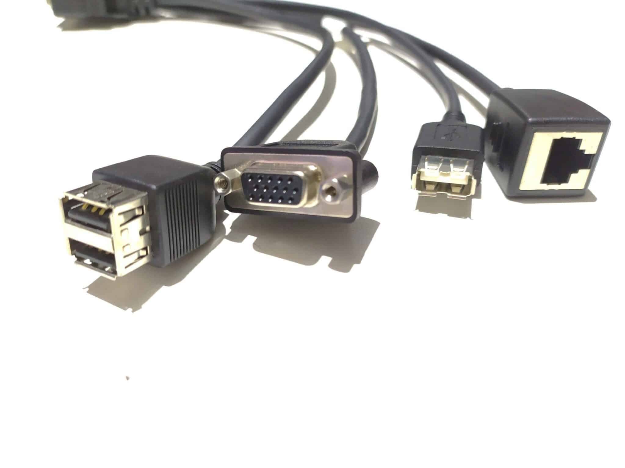 CABLE ADAPTOR SPLITTER SERVIDOR HUAWEI X6800 4 VÍAS P/N 04050556 — imagen 2