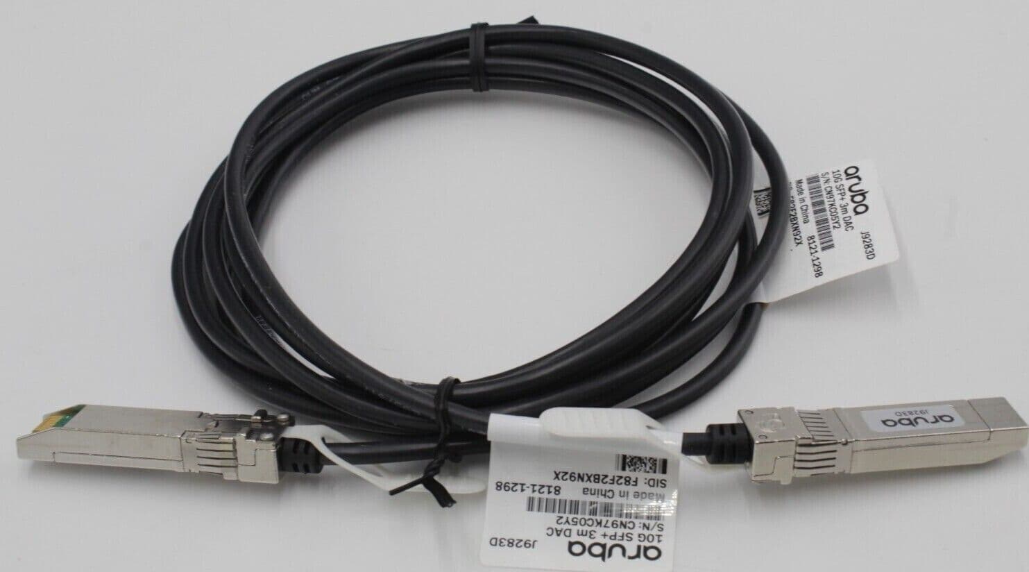 Cable DAC Aruba HPE J9283D 8121-1298 10 G SFP+ a SFP+ 3 m — imagen 5