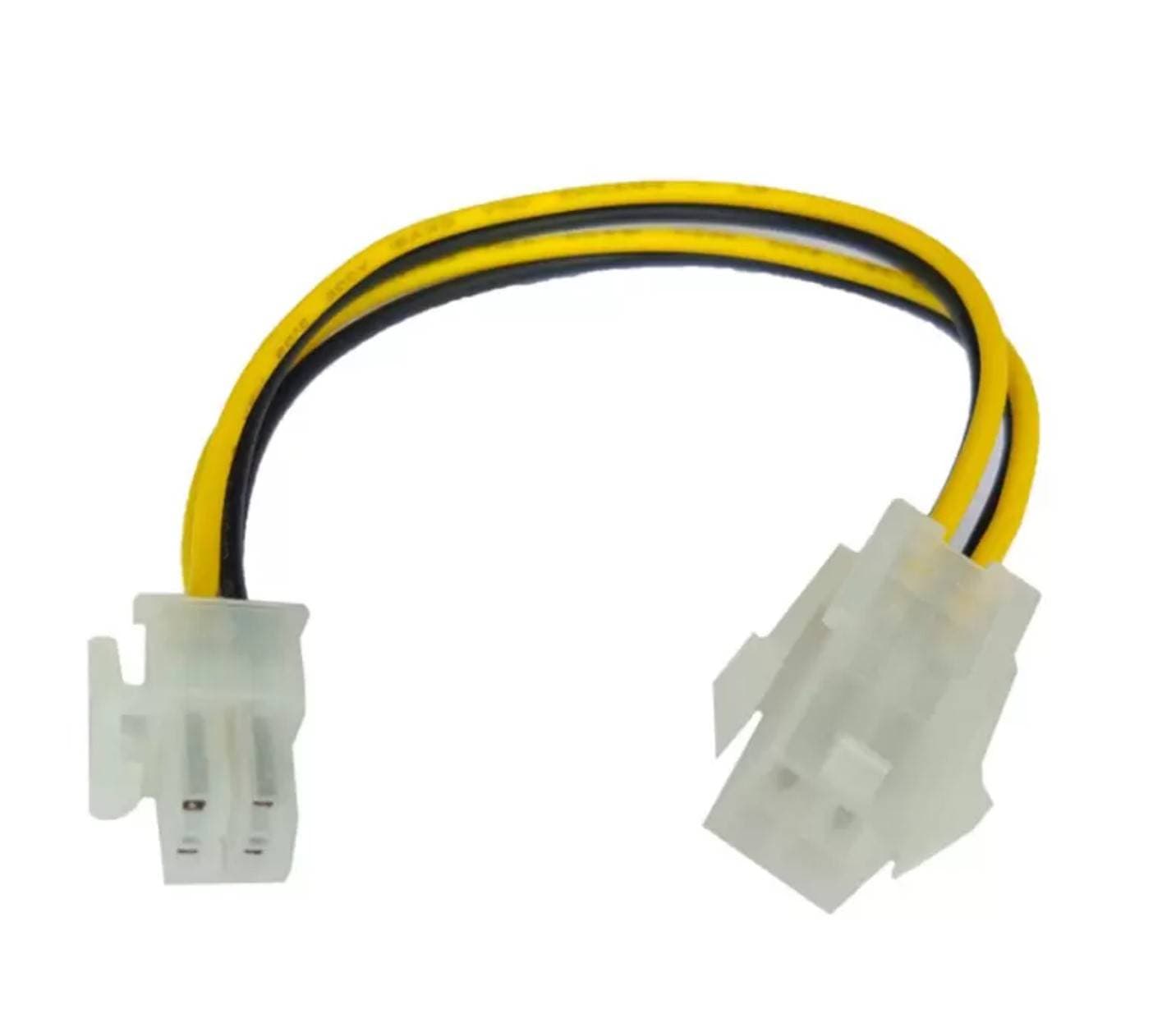 CABLE DE ALIMENTACION ATX 4 PINES MACHO A HEMBRA — imagen 1
