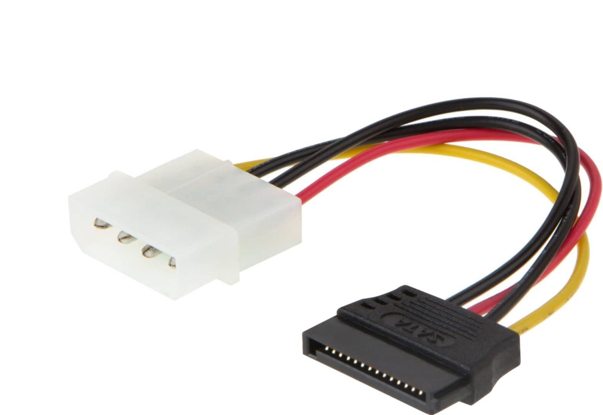CABLE DE ALIMENTACIÓN MOLEX MACHO 4 PINES A SATA — imagen 1