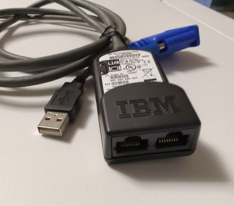 Cable de conversión IBM USB KVM 39M2899 39M2909 520-296-505 — imagen 1