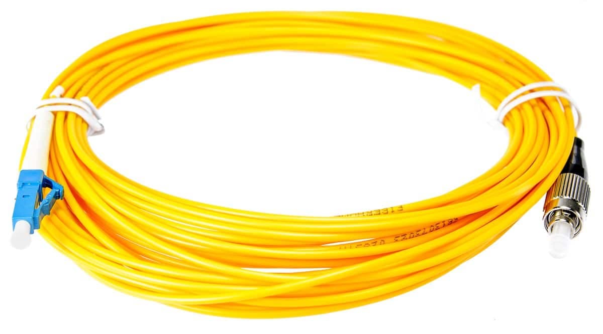 Cable de Fibra Óptica | FC/UPC - LC/UPC | Fibra Monomodo Simplex | 1m — imagen 3