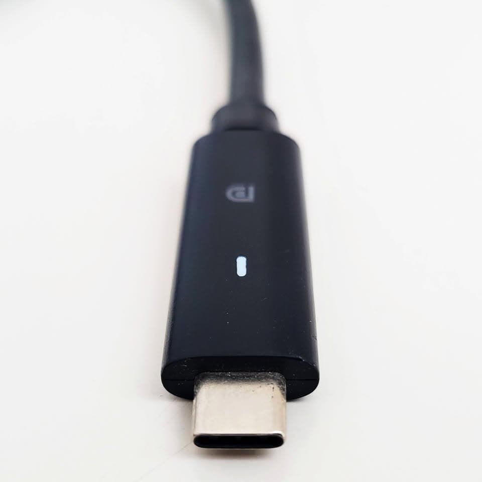 Cable de repuesto de base USB-C para estación de acoplamiento Dell WD15 | Cable de base DsiplayPort compatible Dell Docking Station K17 K17A K17A001 | 79cm / 2.6 pies | negro — imagen 3