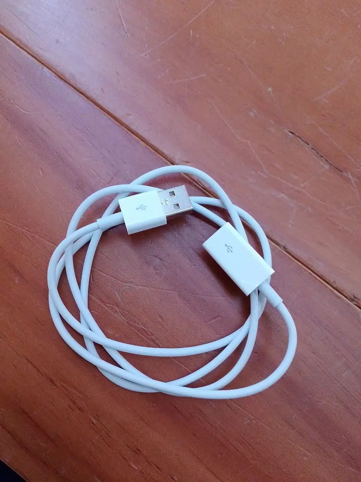 Cable extensor de extensión | USB-A Macho a USB Hembra | 1M | OEM Mac-Apple | SEMINUEVO — imagen 1
