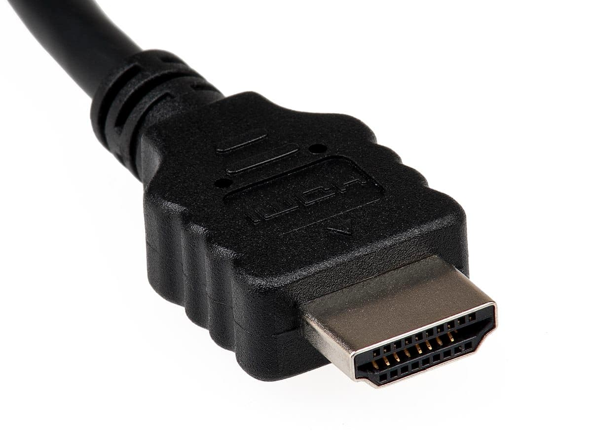 Cable HDMI AWM Style 20276 (80 °C, 30 V, negro) 2m — imagen 1