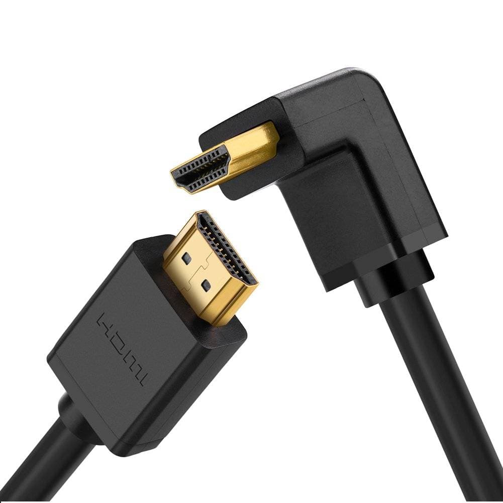 Cable HDMI de ángulo recto de 90 grados 4 K UHD 3D — imagen 1