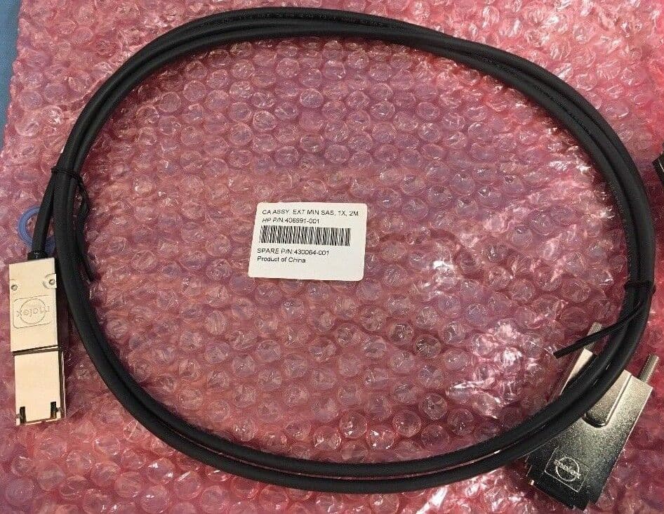 Cable HP 406591-001 EXTERNAL MINI SAS TO MINI SAS 2M CABLE 430064-001 — imagen 2