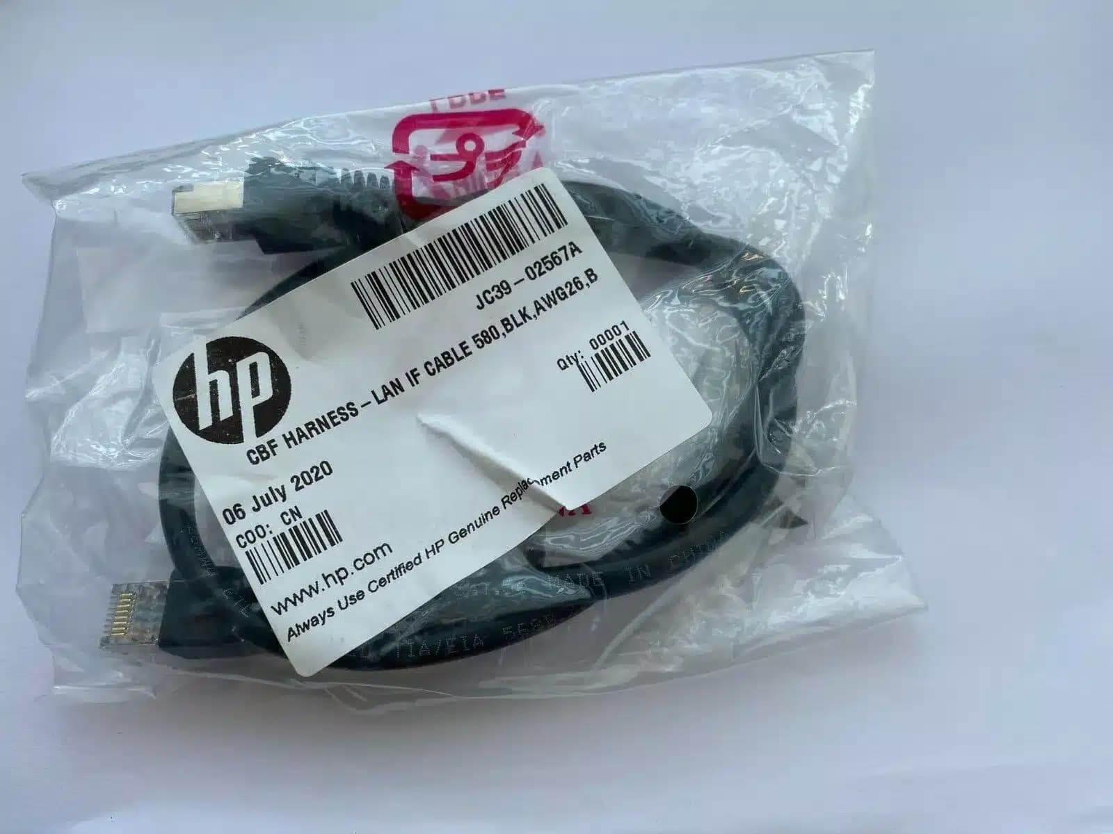 Cable | HP | CBF HARNESS-LAN IF | 580 B | JC39-02567A — imagen 2