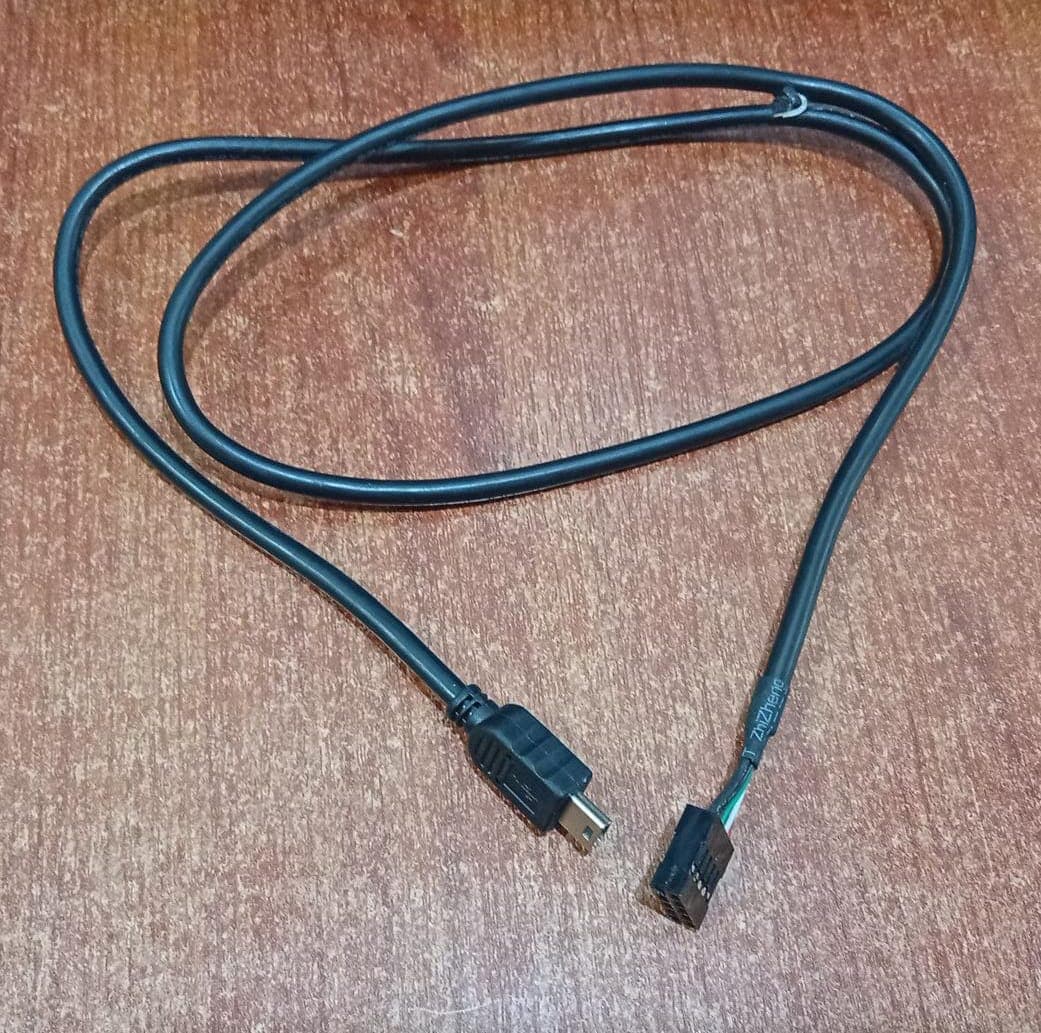Cable interno USB header a Mini‑USB para PC (placa madre → dispositivo interno) — imagen 1