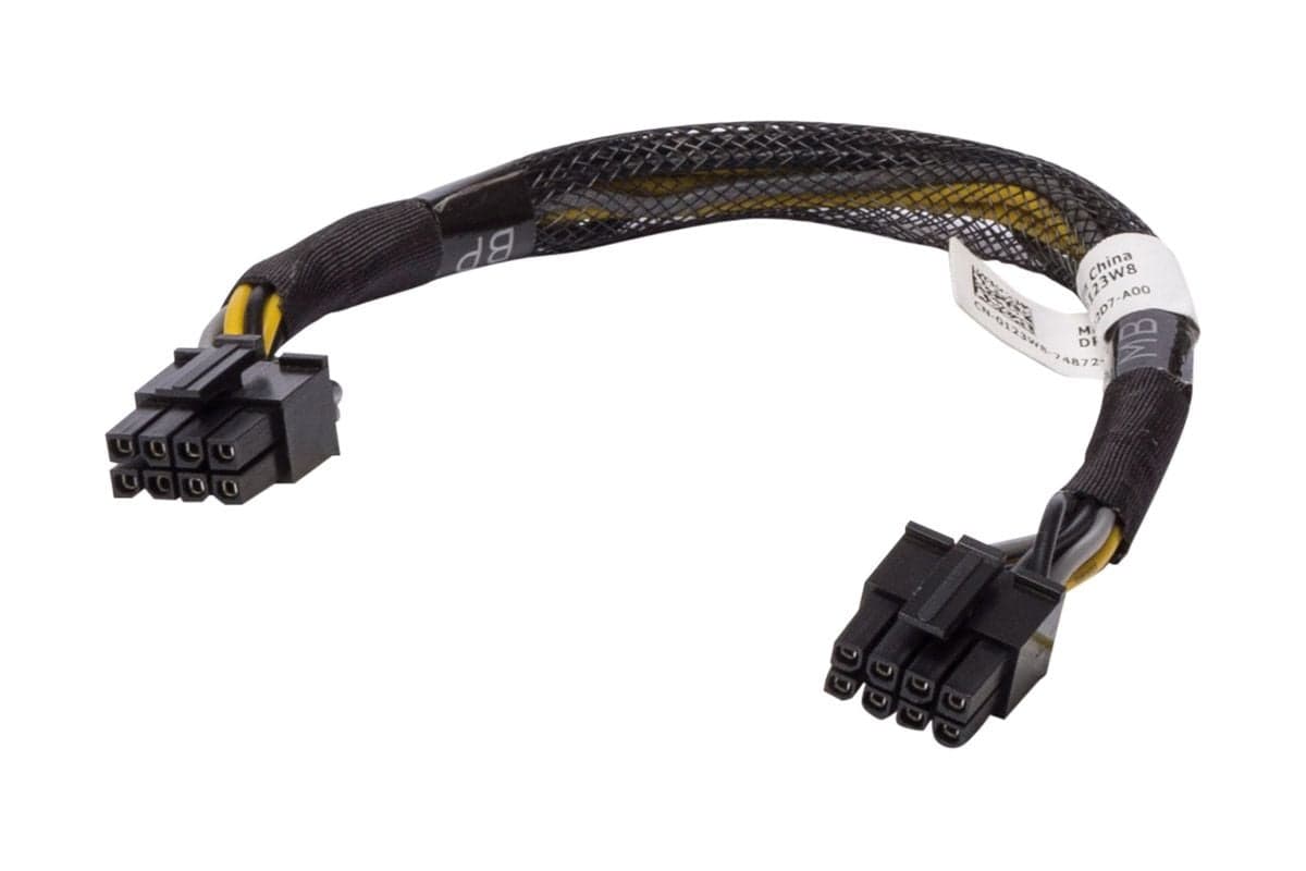Cable Modular DELL 123W8 8 PINES POWEREDGE R720 R620 R730 BACKPLANE 20CM — imagen 1