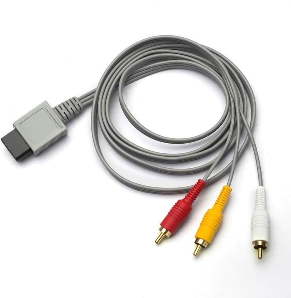 Cable para Wii | Cable AV para Wii Wii U, TENINYU de 6 pies, compuesto 3 RCA — imagen 2