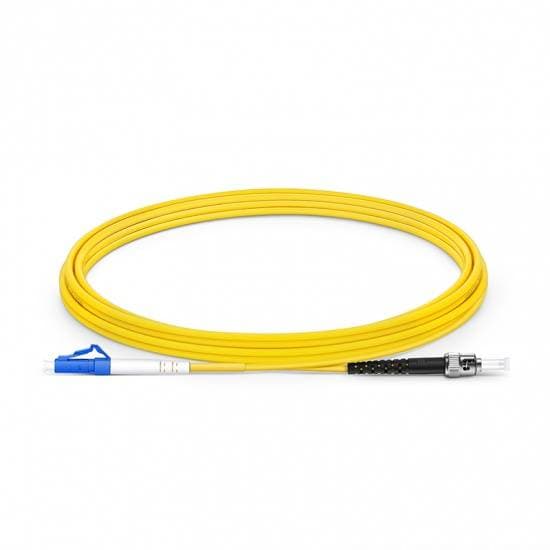 Cable patch cord fibra óptica LC UPC a ST UPC 3m OS2 9/125 símplex monomodo — imagen 1
