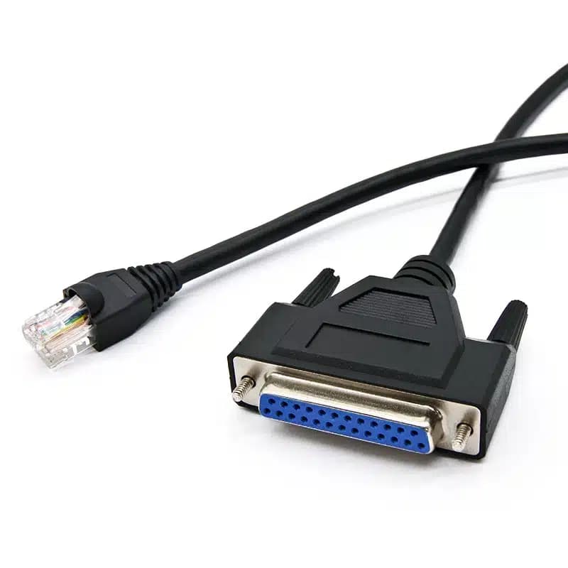 Cable Serie De Red DB25 Pin A 8P8C RJ45 Para Conmutadores, Cortafuegos, Enrutadores Y Dispositivos Inalámbricos — imagen 4