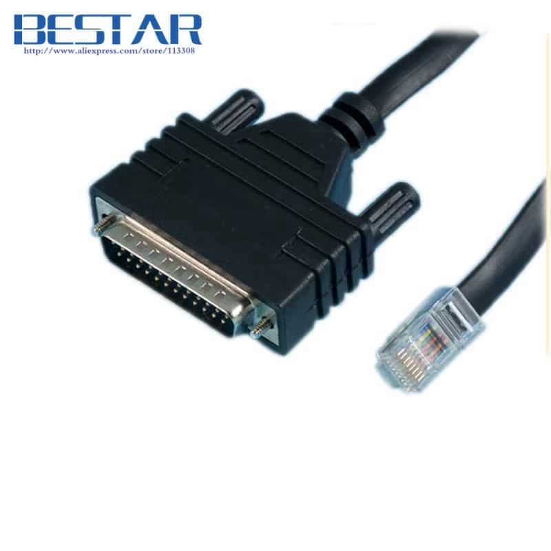 Cable Serie De Red DB25 Pin A 8P8C RJ45 Para Conmutadores, Cortafuegos, Enrutadores Y Dispositivos Inalámbricos — imagen 3