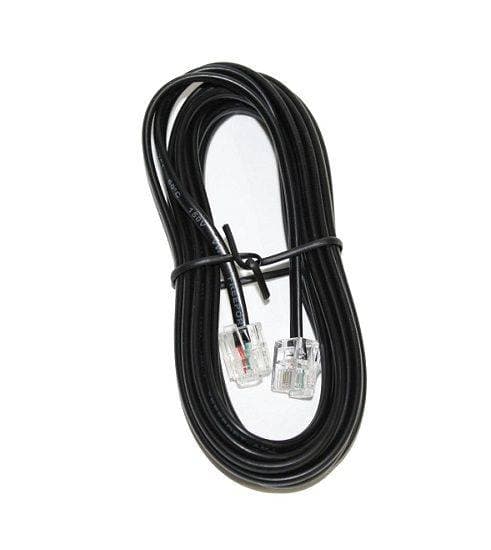 CABLE TELEFÓNICO 2 HILOS- CONECTORES RJ11 MACHO 3MT — imagen 1