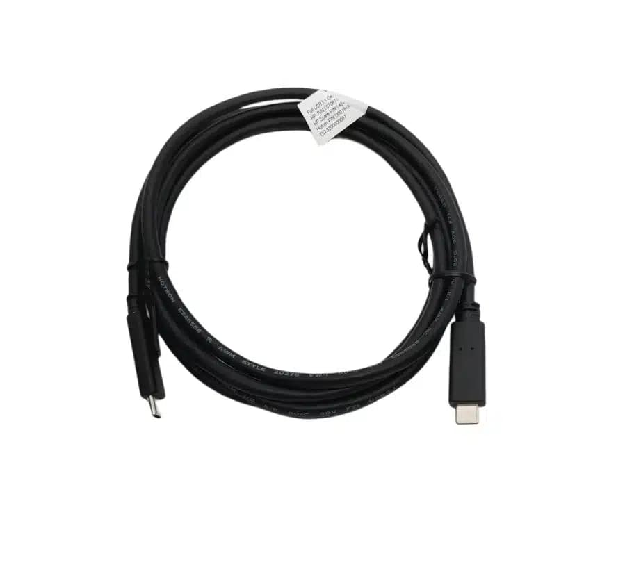Cable USB-C a USB-C 3.1 HP L07087-001 Gen1 5A 6ft (1.8m) Original L42425-001 — imagen 2