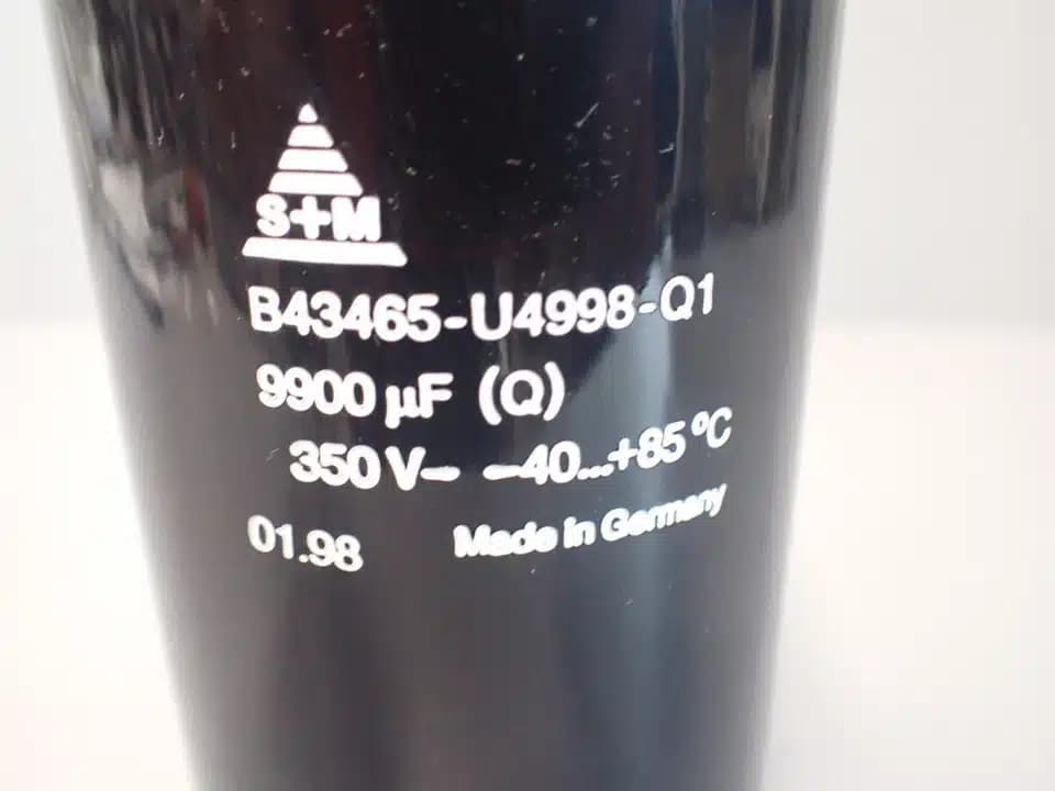 Capacitor / Condensador | EPCOS | B43465-U4998-Q1 | 9900uf 350V | -40/+85 °C — imagen 2