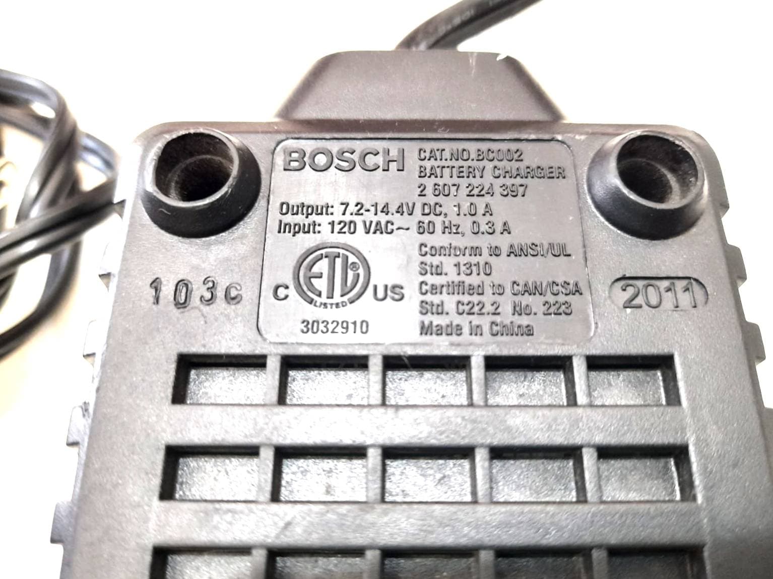 CARGADOR DE HERRAMIENTAS-BOSCH BC002 — imagen 6
