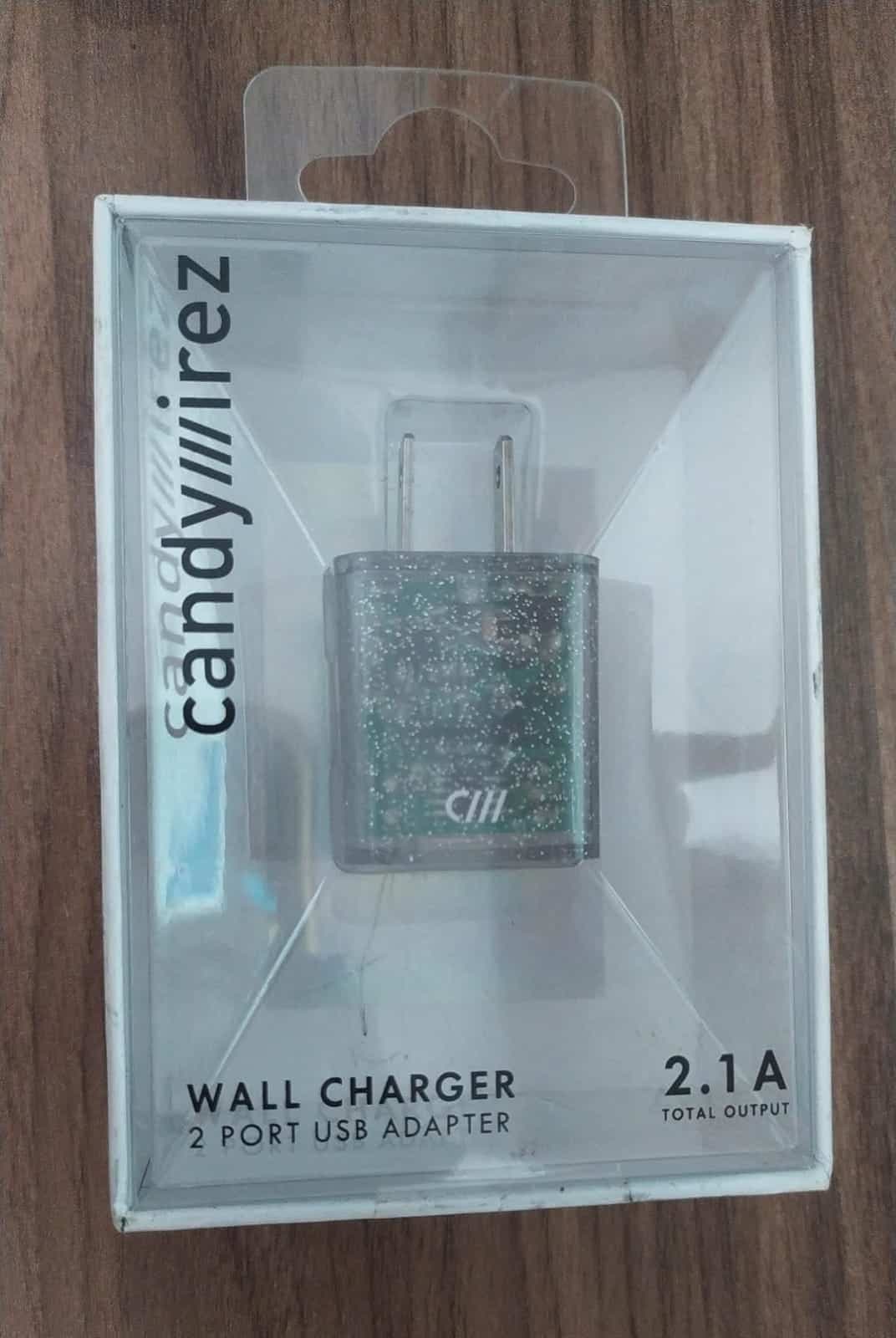 Cargador de Pared | CandyWirez | Dos Puertos USB | Wall Charger | 2.1A (OutPut) — imagen 1