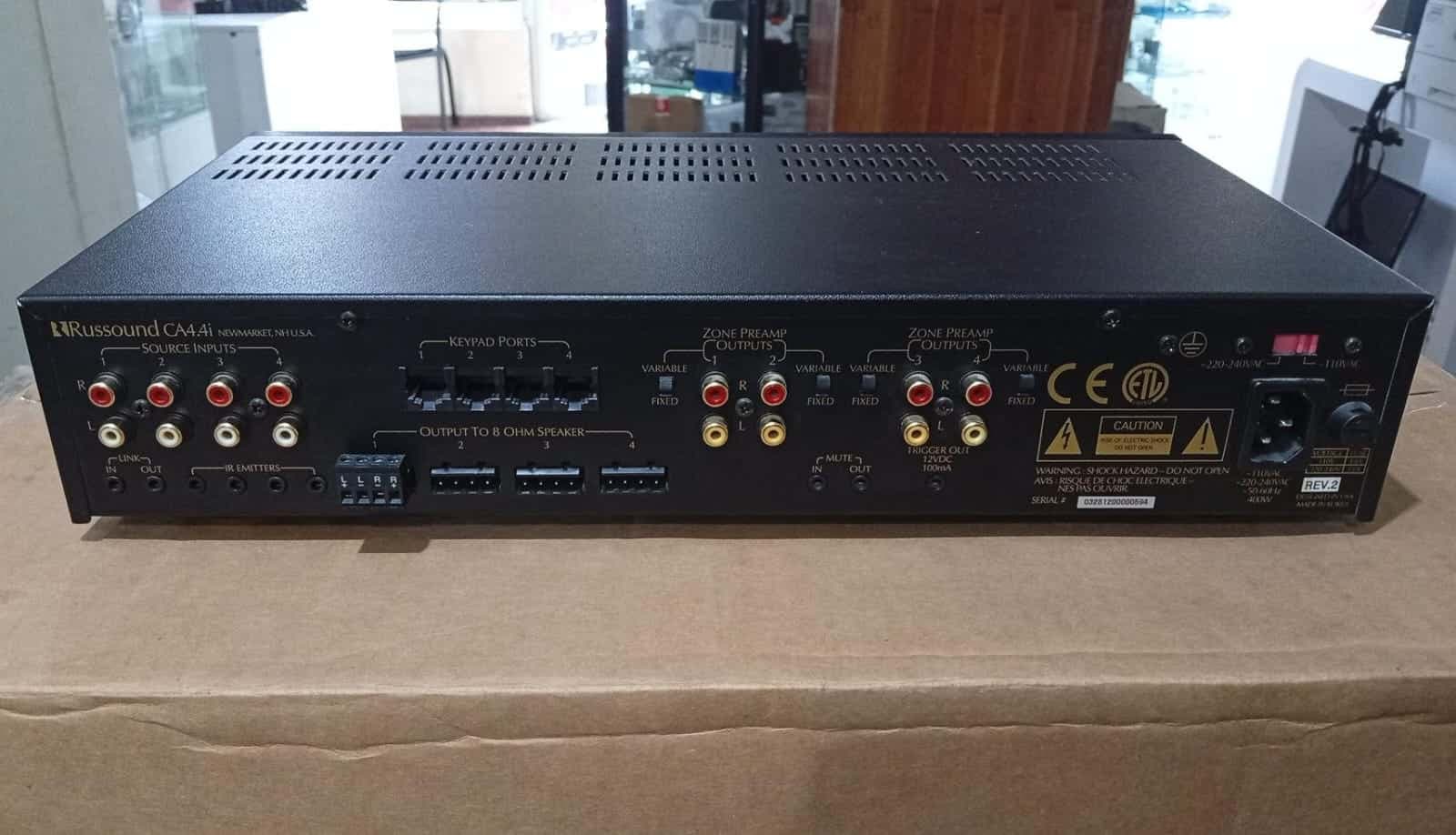 Central de Audio Multizona Russound CA4.4i – 4 Zonas / 4 Fuentes — imagen 3