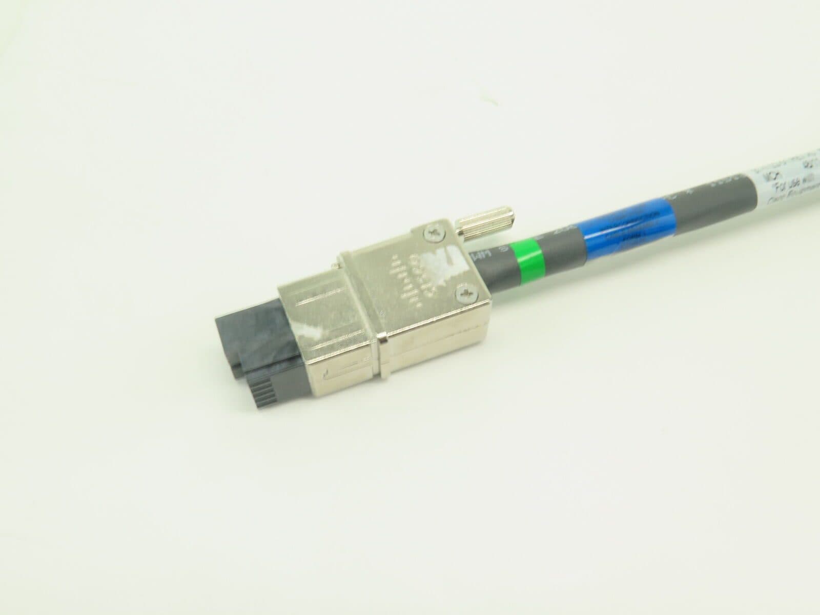 Cisco Leoni L AWM Style CAB-SPWR-30CM Meter Bladestack Cable W/ Tranciever — imagen 2