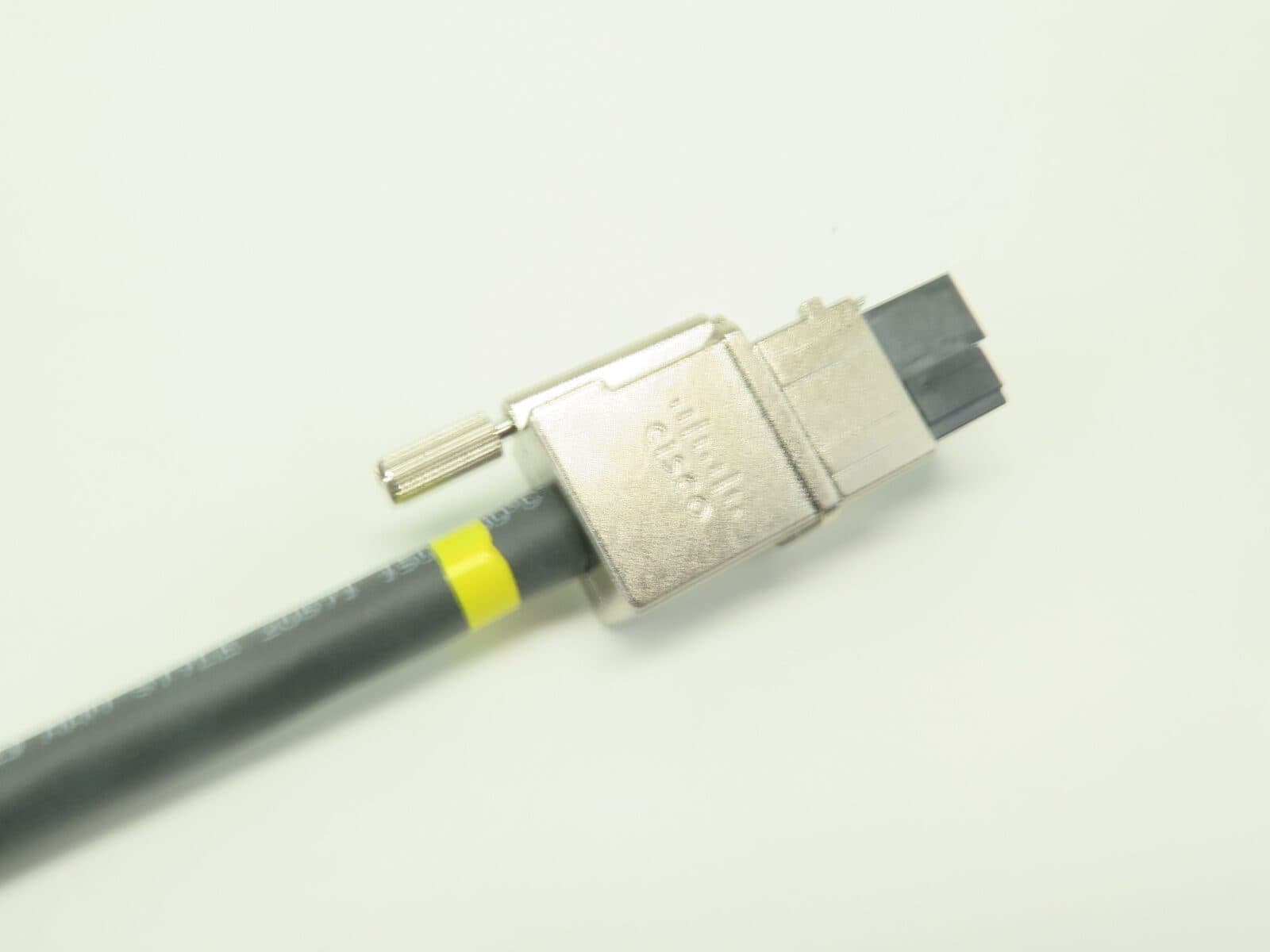 Cisco Leoni L AWM Style CAB-SPWR-30CM Meter Bladestack Cable W/ Tranciever — imagen 3