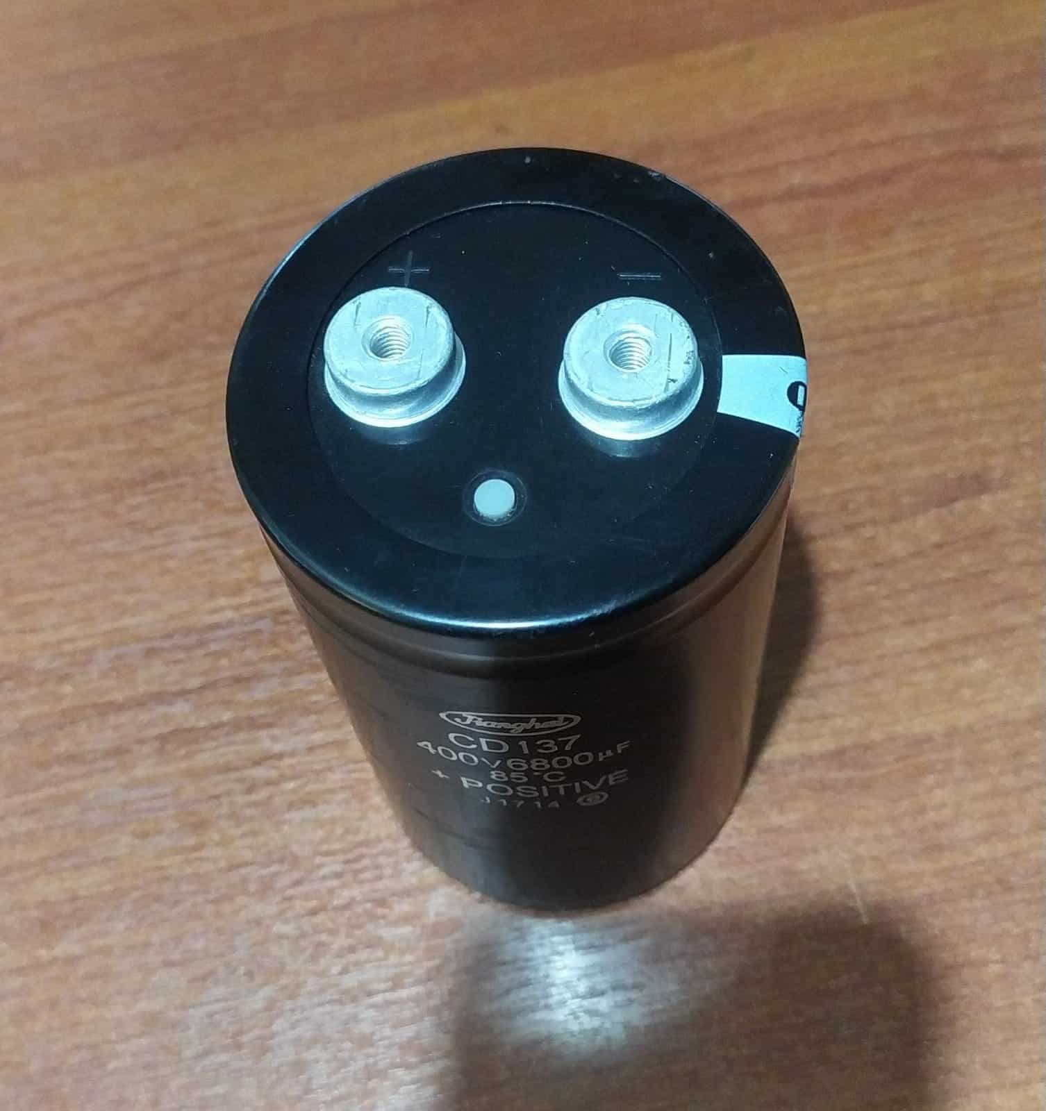 Condensador | JIANGHAI | CD137 | 400V | 6800UF | J1714 — imagen 2