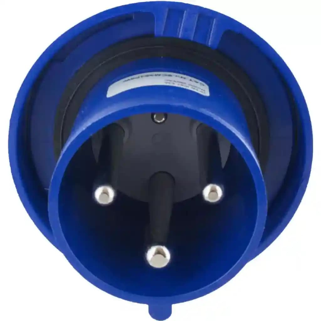Conector macho de 63amp 250VAC | 363P6W |Hubbell | De uso — imagen 2