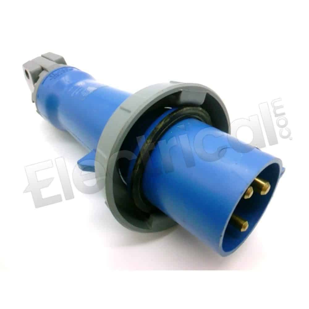 Conector macho de 63amp 250VAC | 363P6W |Hubbell | De uso — imagen 3