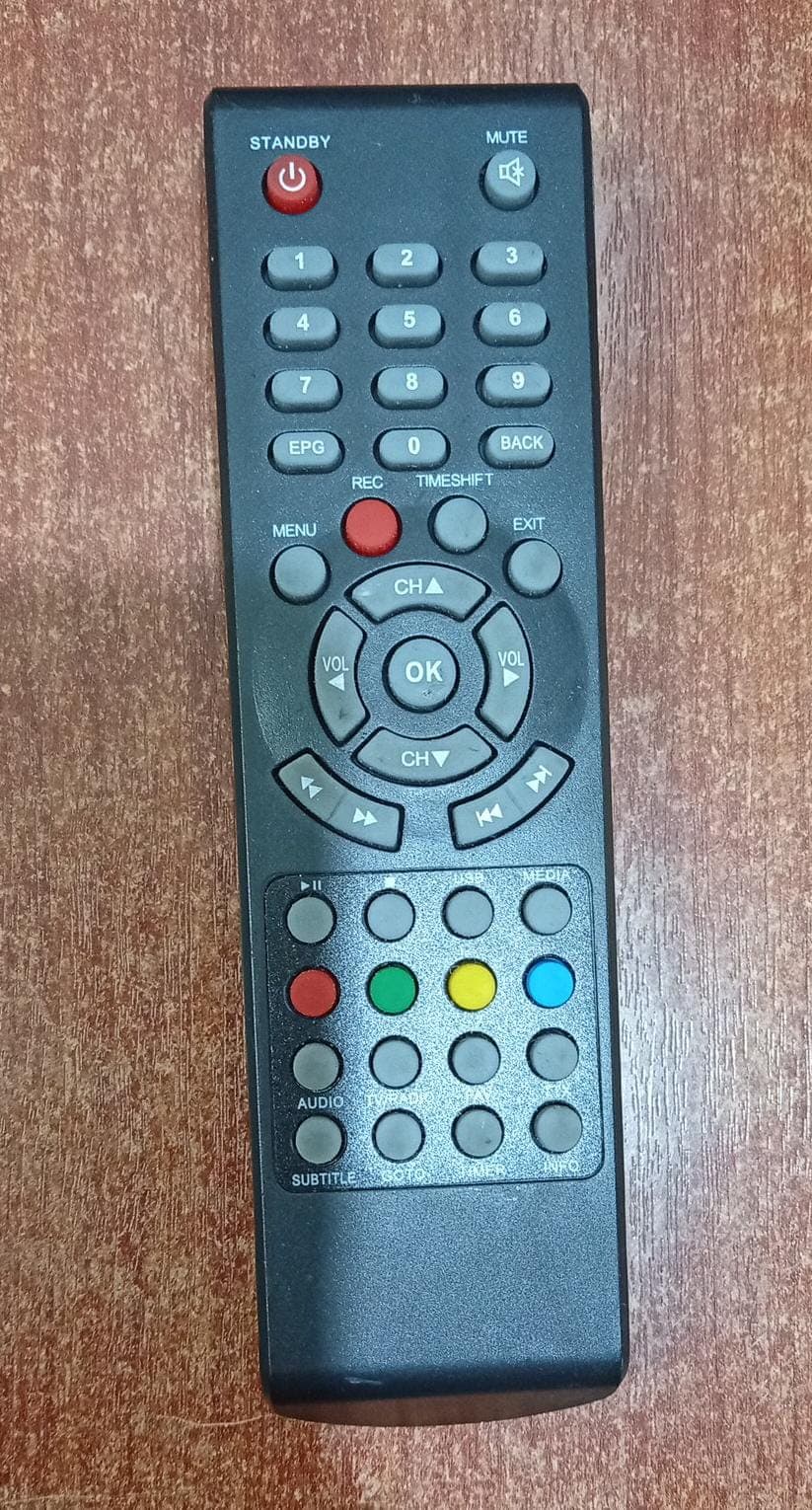 Control Remoto para Decodificador / Receptor Satélite / Set‑Top Box – Botones EPG / REC / TIMESHIFT — imagen 1