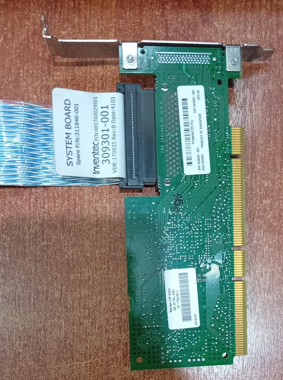Controladora SCSI HP 311734-001 PCI-X Ultra320 + Cable 68 Pines para Servidores ProLiant — imagen 3