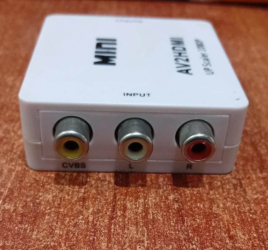 Conversor AV a HDMI Mini AV2HDMI 1080p (Entrada RCA‑AV → Salida HDMI) – usado — imagen 3