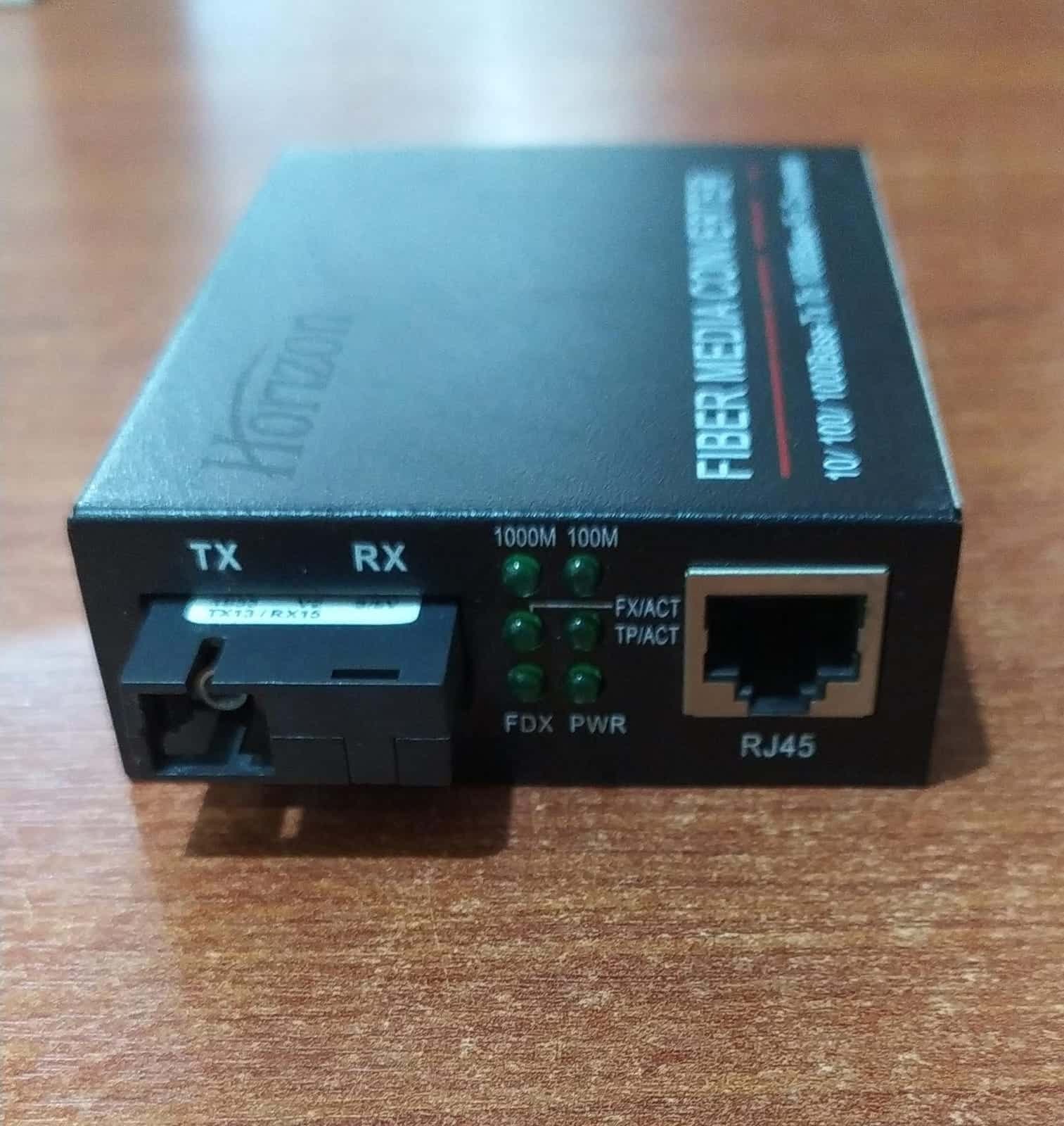 Convertidor de Fibra Horizon 10/100/1000Base-Tx a 1000Base-Fx • Gigabit RJ45 a SC Incluye Fuente 5V — imagen 3