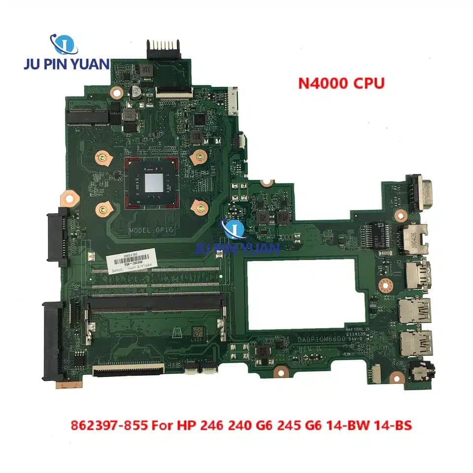 Motherboard HP DA0P1GMB6D0 con Celeron N4000 – Laptop 14‑BS/246G6 — imagen 1