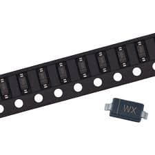 Diodo SMD ZENER | SOD-123 | BZT52C11 WG - BZT52C12 WH - BZT52C13 WI - BZT52C15 WJ - BZT52C16 WK | 10 unidades — imagen 3