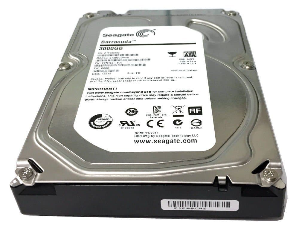Disco Duro | ST3000DM001 | 3000 GB | SATA | Desktop HDD | SEAGATE | 64MB Cache — imagen 2