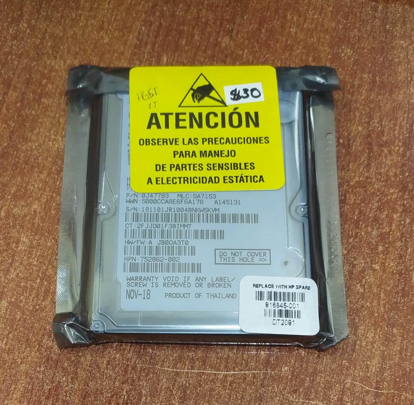 Disco Duro HDD para Laptop | HGST | 1TB | SATA | Nuevo y Sellado — imagen 3