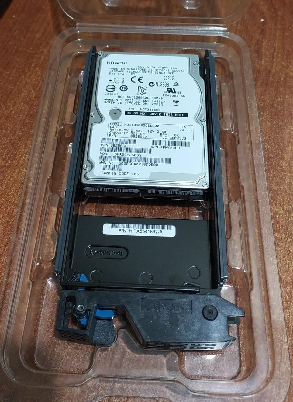Disco Duro Hitachi HUC106060CSS600 600GB SAS 2.5” 10K RPM para Servidor Nuevo — imagen 1