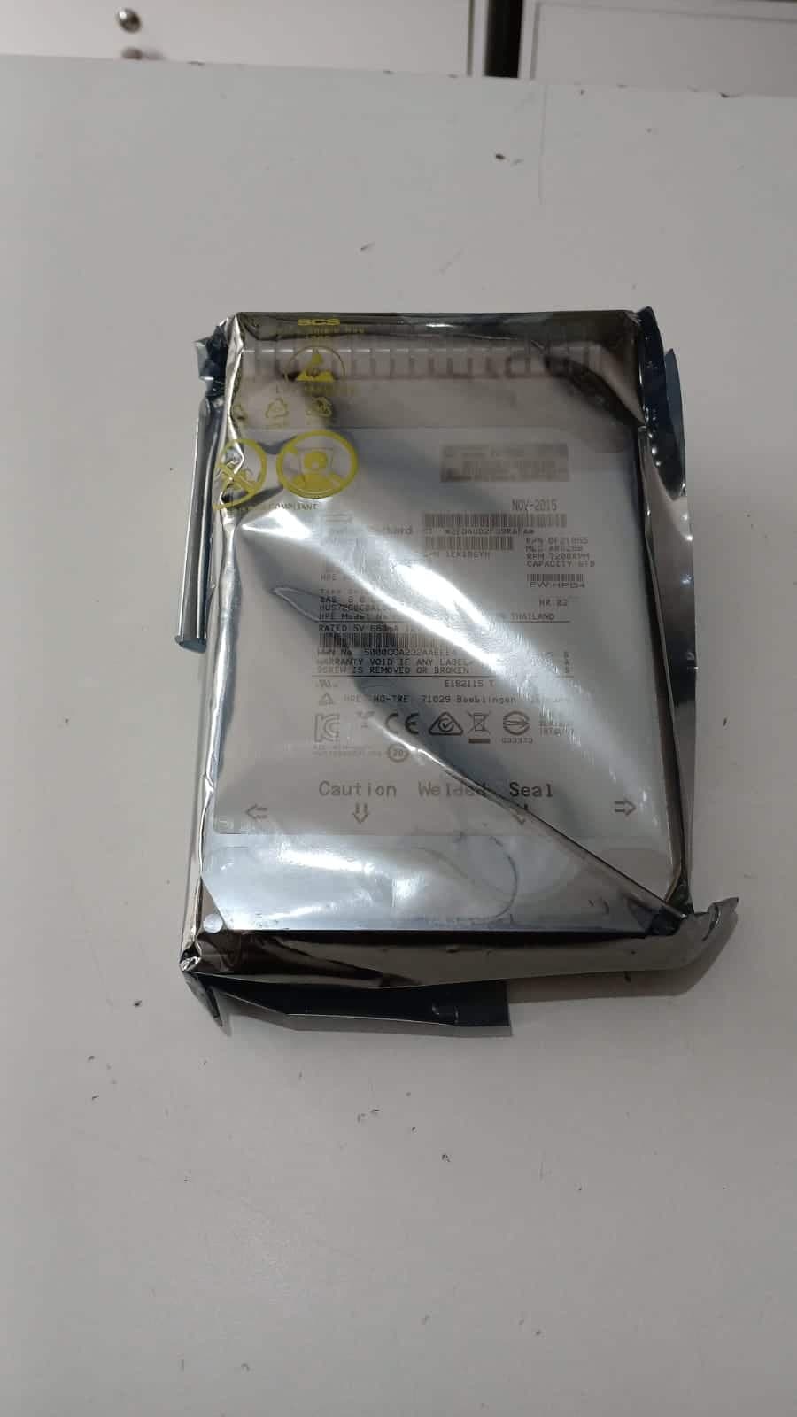 Disco Duro HPE 6TB SAS 12Gb/s 7.2K LFF | P/N 758413-001 | NUEVO Enterprise HDD — imagen 2