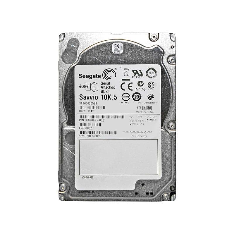 Disco Duro | ST9600205SS | SEAGATE | SAVVIO 10K5. | 6GB SAS | 600GB | HDD (Hard Disk Drive) — imagen 1