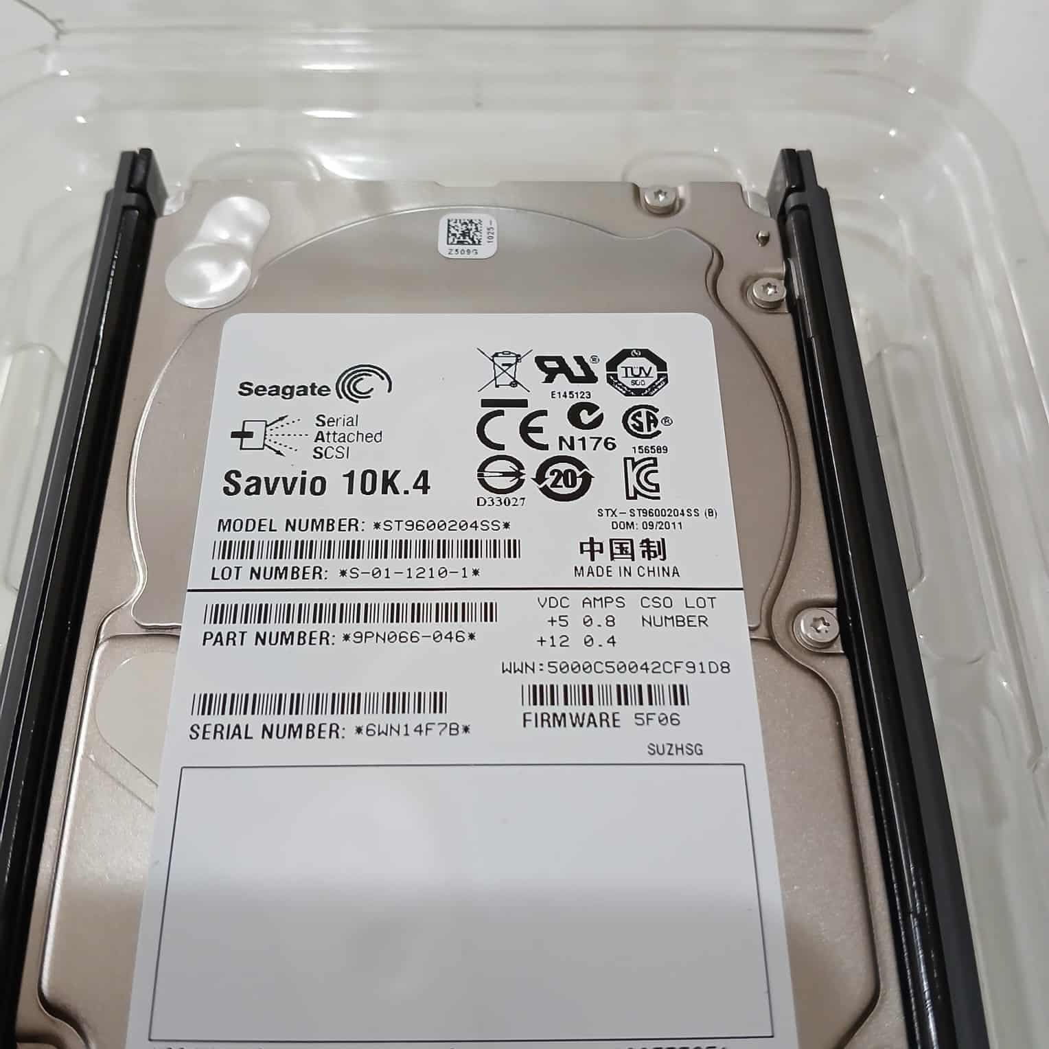 Disco Seagate Savvio 10K.4 600GB SAS ST9600204SS | 9PN066-046 | NUEVO SELLADO — imagen 2