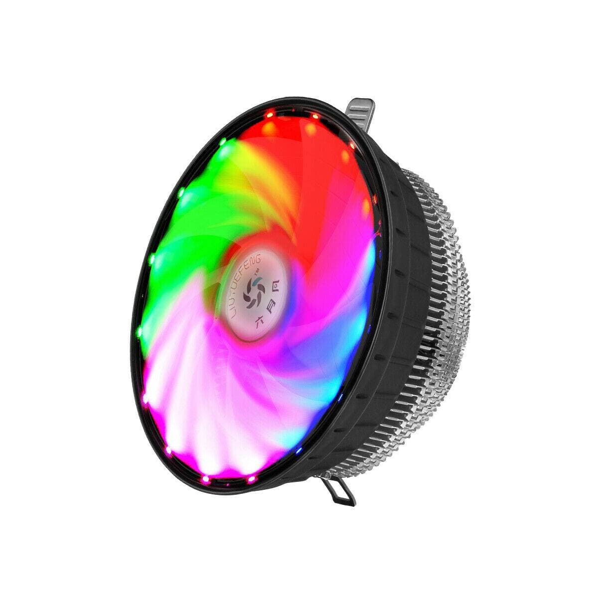 Disipador Cooler Ventilador Enfriador CPU LED RGB — imagen 1