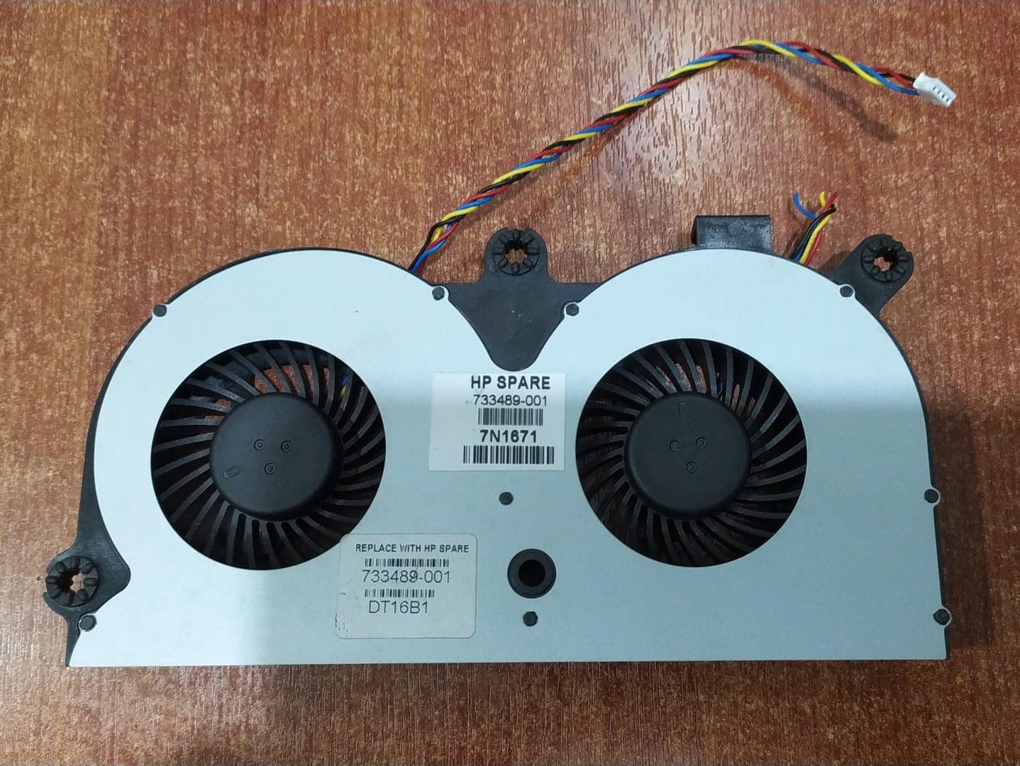 Disipador dual SUNON MF80201V1-C010-S9A 12 V 3.96 W (Solo 1 conector 4 pins) HP EliteOne 800/705 G1 — imagen 2