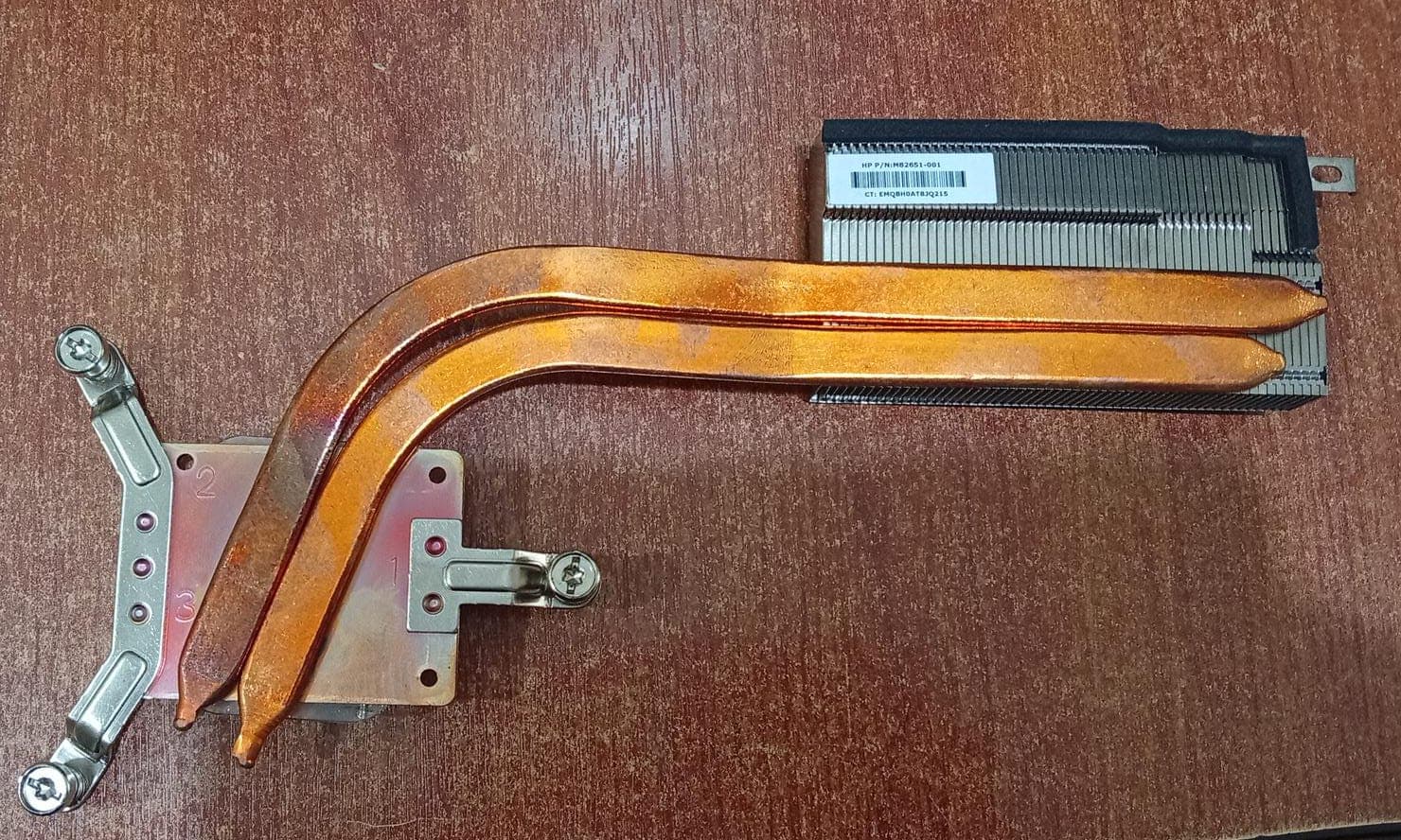 Disipador HP M82651-001 SPS N10786-001 65W para ProOne G9 AIO — Seminuevo original — imagen 1