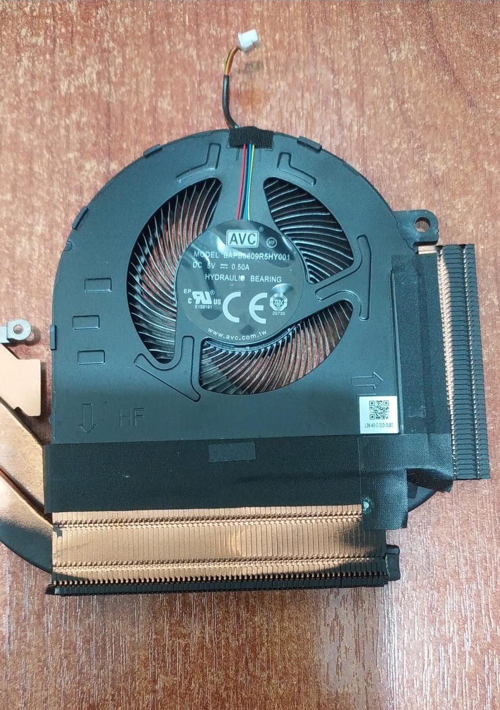Disipador + Ventilador Lenovo 5H40S20395 (para IdeaPad Gaming 3‑15IHU6) – Seminuevo — imagen 4