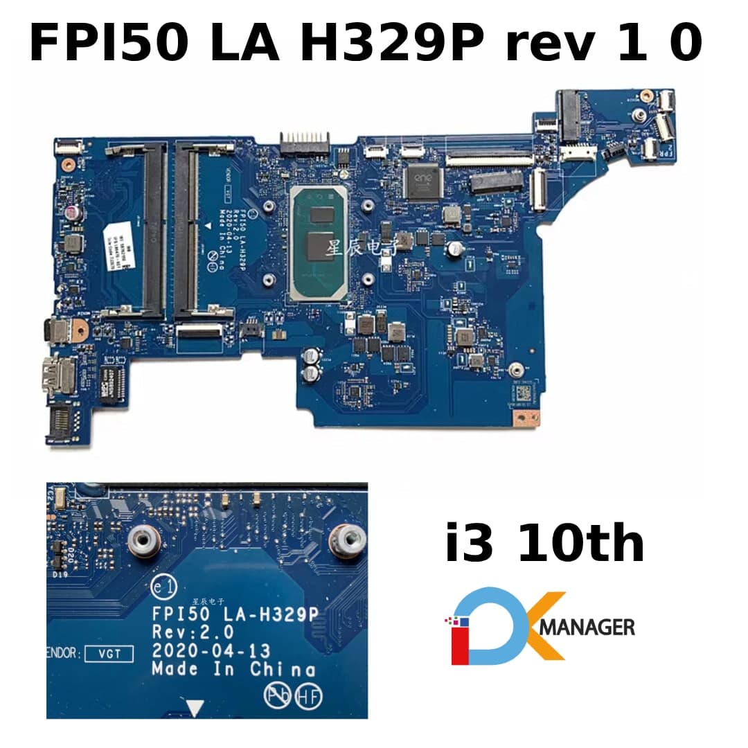 Placa Base HP LA‑H329P FPI50 Motherboard i3 10th L86470601 HP 15‑DW2638CL — imagen 1