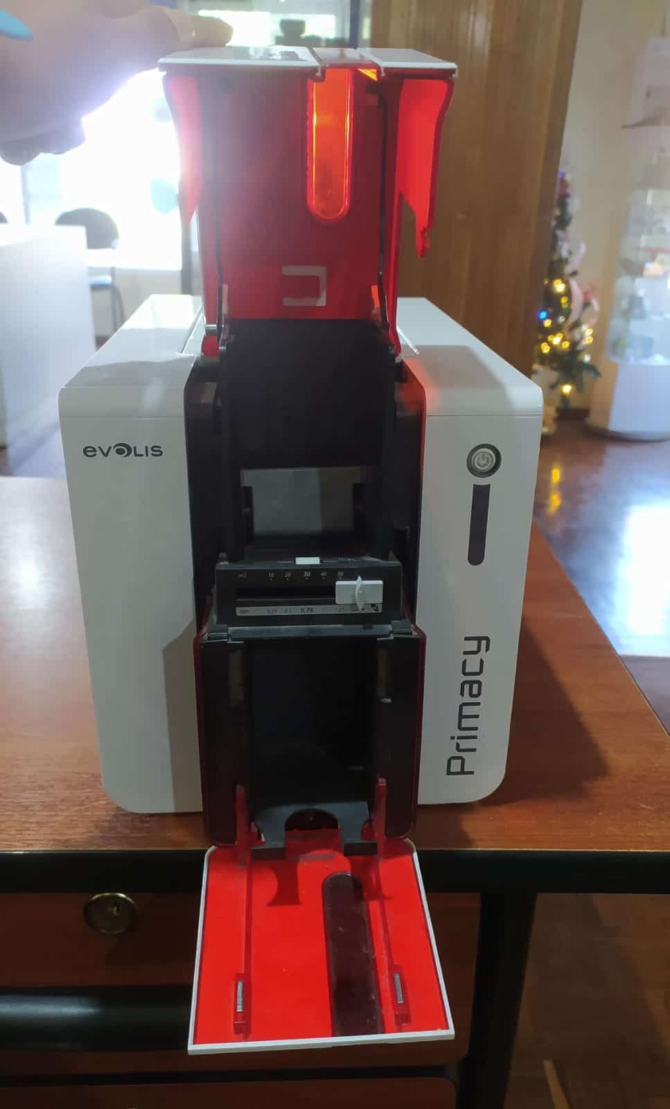 Evolis | Primacy Duplex Fire Red Expert Card | Impresora de Tarjetas | USB - Ethernet | PARA REPUESTO | SIN TRANSFORMADOR | — imagen 2