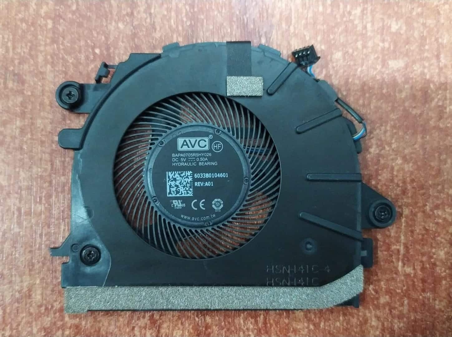 FAN Disipador AVC BAPA0705R5HY026 6033B0104601 5V 0.50A Bearing HP EliteBook G7 G8 — imagen 1
