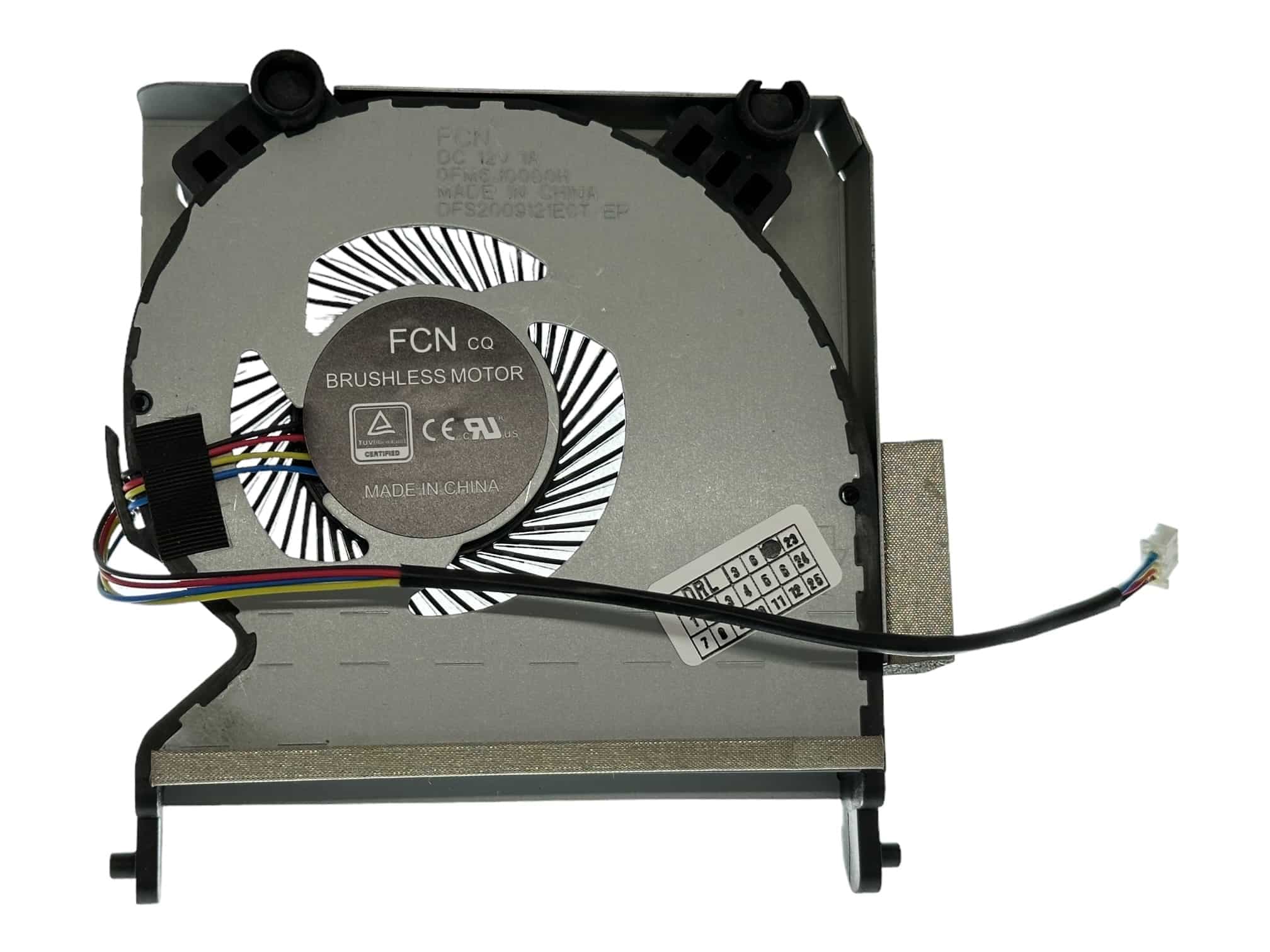Fan disipador FCN FCN (DFS2009121E0T / 0FM6J0000H) – HP ProDesk/EliteDesk G6 – DC 12 V 1 A — imagen 1