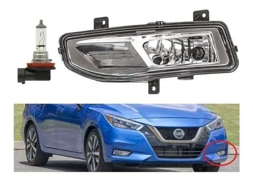 Faro Antiniebla Izquierdo Nissan Valeo 90078636 Halógeno Kicks Leaf Rogue Sentra Versa — imagen 1